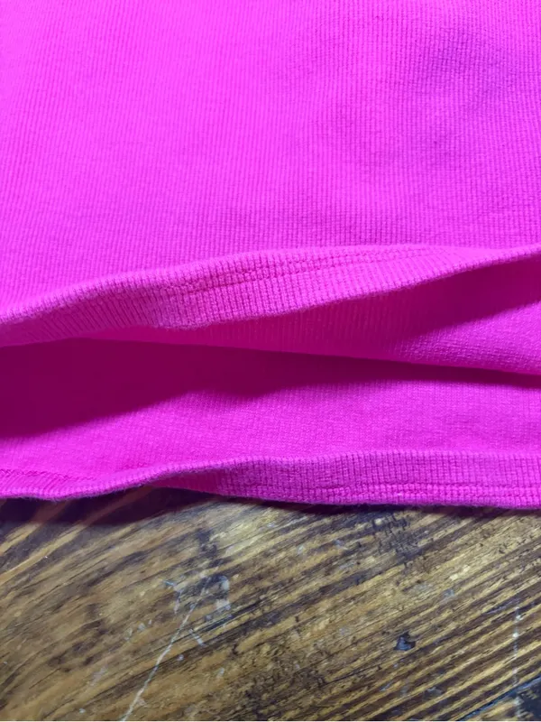 By Anthropologie pink crop tank top size medium - Image 4