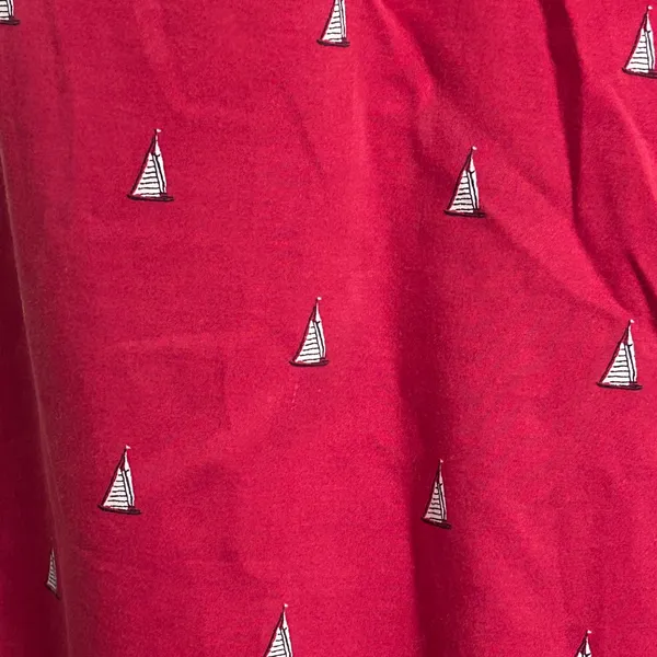 Ralph Lauren Red Sailboat-Print Dress Capris - Image 2