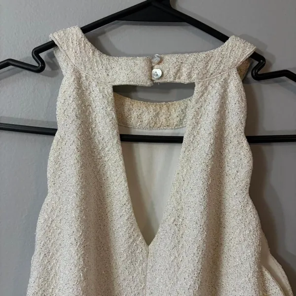altard state lace cream midi dress‎ - Image 3