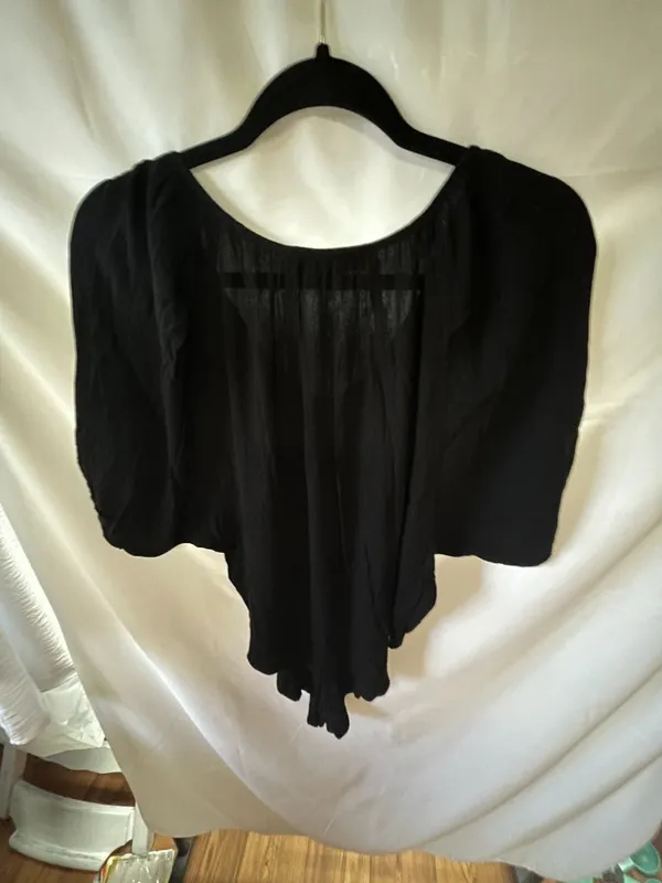 Karen Kane Button-Front Dolman Sleeve Top, Size M - Image 3