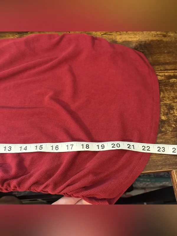 Women’s Red Sleeveless Ribbed Tank Top - Image 5