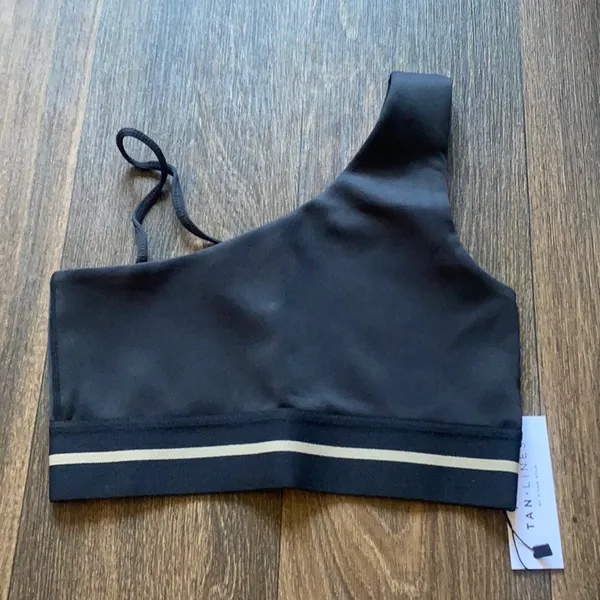 Tan Lines Venice Sports Bra Black - Image 3