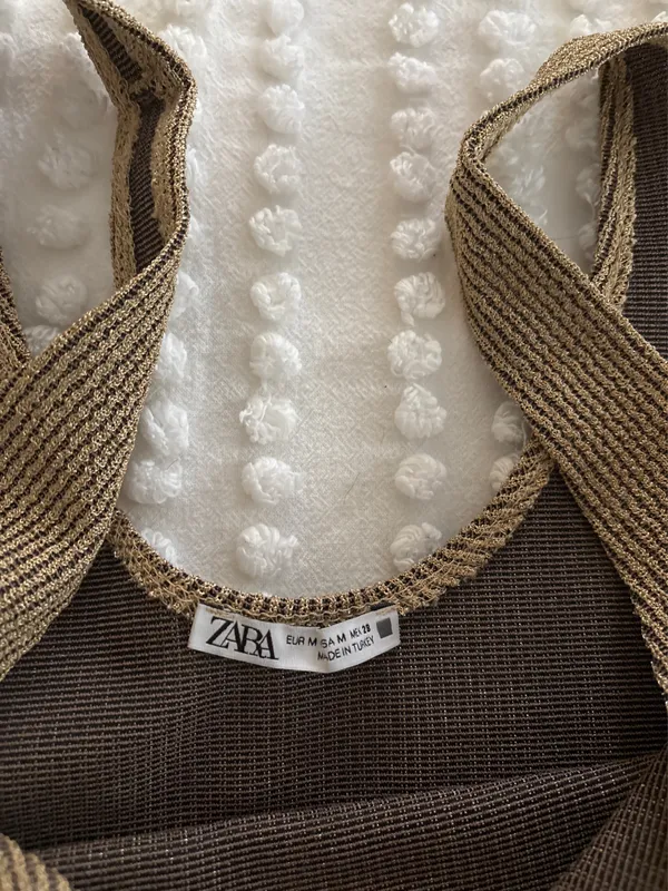 Gold ZARA Tank Top - Image 2