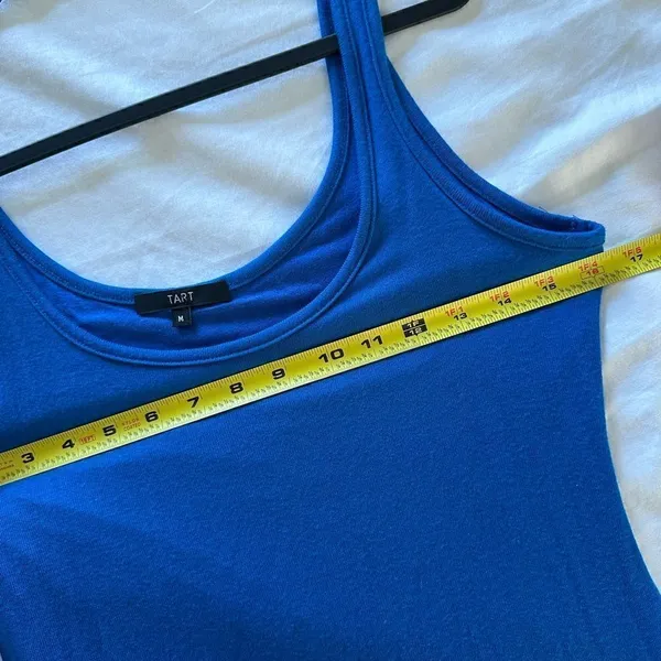 Tart Basic Tank Maxi Dress Blue size M - Image 4