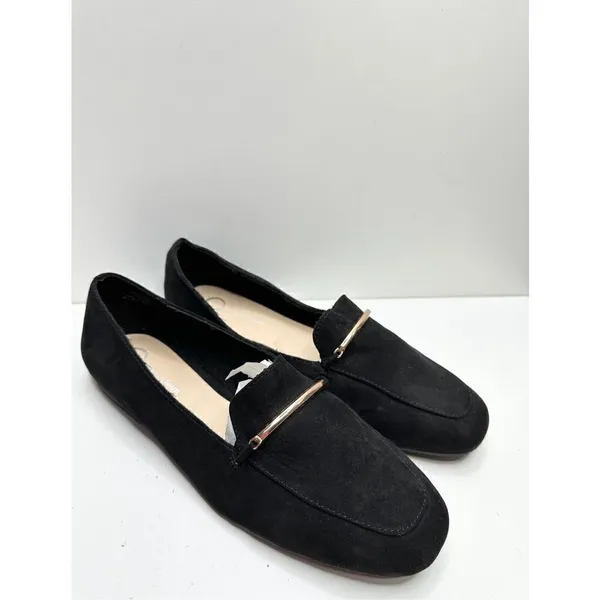 Journee Collection Loafer Womens Size‎ 10 Black Slip On Casual Shoes - Image 3