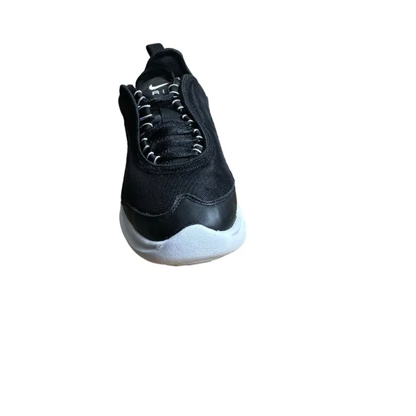 Nike Size 7 Womens Air Max Lace Up Running Shoes Black/White - Image 6