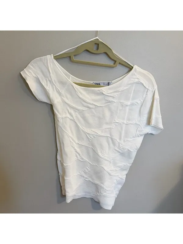 Zara Asymmetrical Knit Top - Image 2