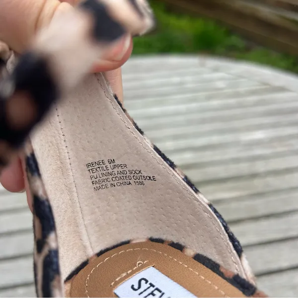 Steve Madden Women's Irenee Block-Heel Sandals size 6 cheetah‎ animal furry - Image 6