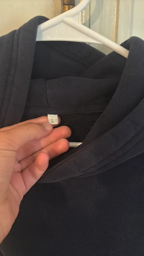 Amazon Large Navy Blue Dark Blue Hoodie - Image 6
