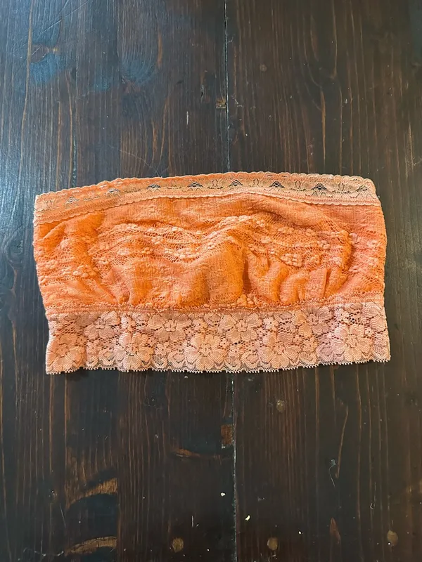 Free People lace bandeau orange - Image 2