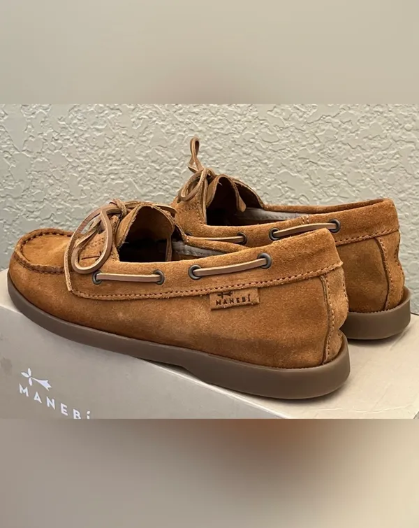 Manebì Brown Suede Women’s Moccasin Shoes -Size 7 - Image 6
