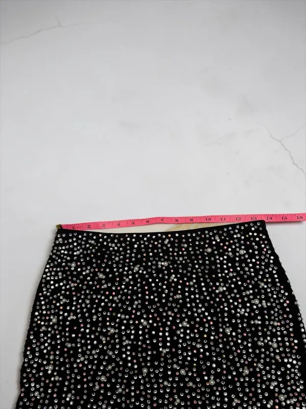 Windsor‎ Iconic Glamour Rhinestone And Pearl Mini Skirt - Large - Image 4