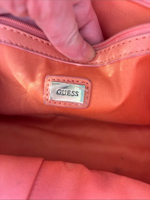Guess Coral Destiny Shoulder Strap Handbag Faux Leather Minimalist Travel Preppy - Image 12