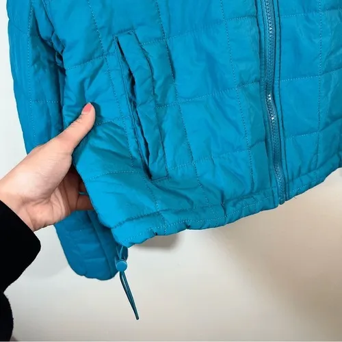 Love Tree Women's‎ Teal Blue Packable Lightweight Puffer Jacket Medium - Image 7