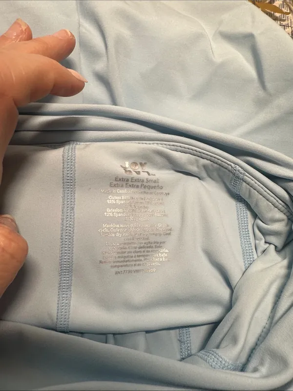 JoyLab Light Blue Women's Athletic Skort Shorts - Image 5