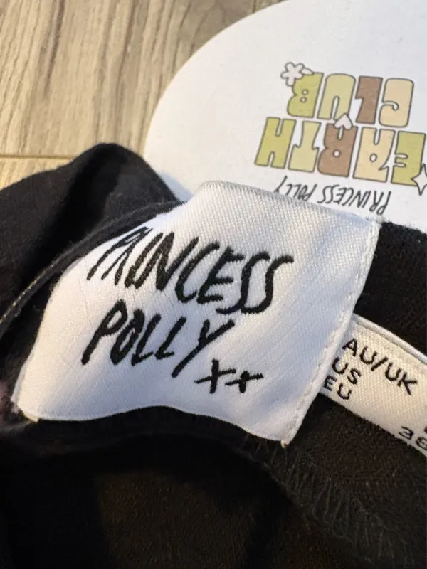 Long Princess Polly Skirt Black - Image 2