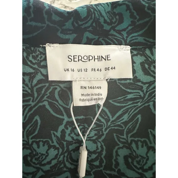 Seraphine Alfie Tunic Layering Maternity Dress with Collar green size 12 - Image 6