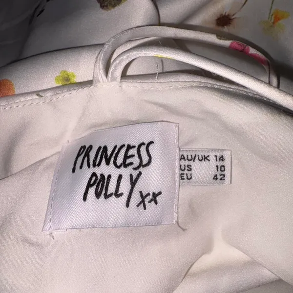 Princess Polly White Floral Mini Dress - Image 7