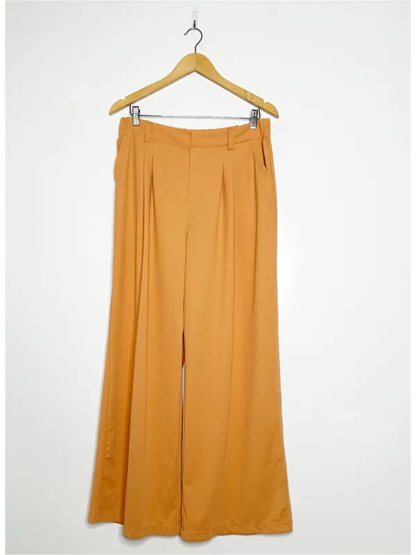 HALARA NWT Flex™ High Waisted Pocket Wide Leg Waffle Work Pants Size Large - Image 3