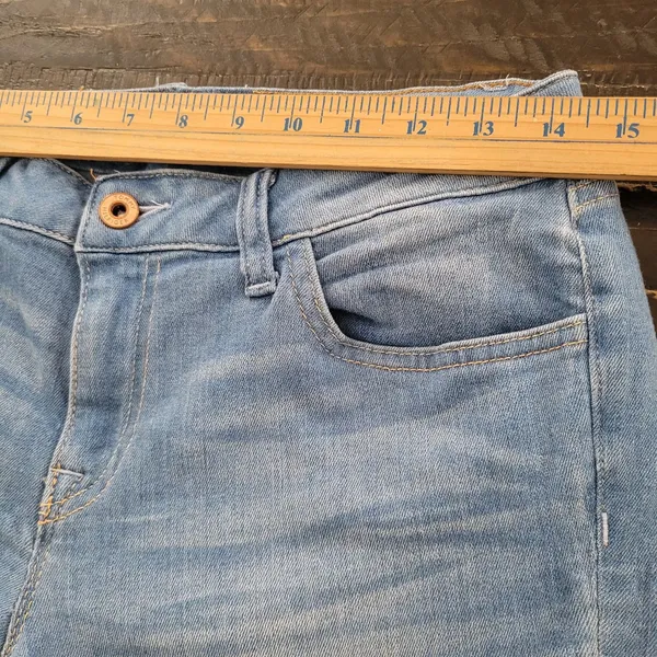 Tommy Jeans Light Wash Denim Straight Leg Jeans Women’s Size 4 Faded Casual - Image 5