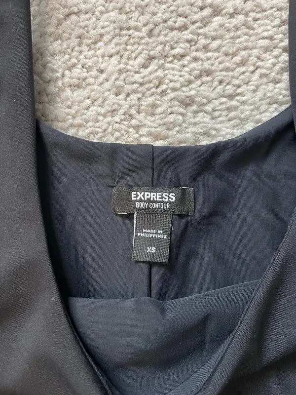 Black Express Mini Dress - Image 2