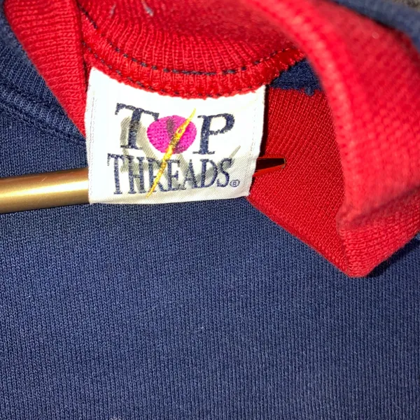 Vintage Cardinal‎ Sweatshirt Women XL 90s Embroidered Mock Neck Grandma Grunge - Image 4