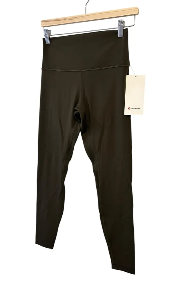 Lululemon NEW Align Super-High-Rise Pant 28" Size 8 Dark Olive SOLD OUT - Image 4