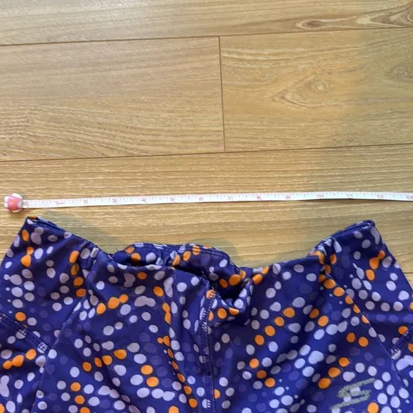 Skechers Women's Sports Leggings Capris Purple Polka Dots Size‎ Medium - Image 3