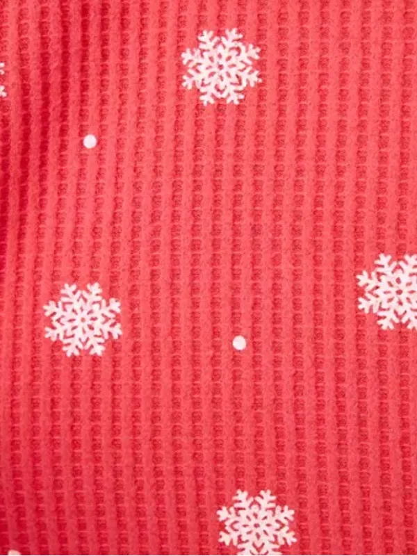 PJ Salvage Ski Jammie Classics Printed Pajama Set, red/white size XL NEW TAGS - Image 5