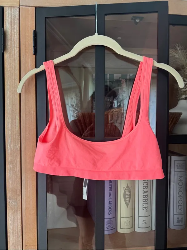 Anthropologie zero feel seamless neon bralette scoop neck the lyrebird stretchy - Image 4
