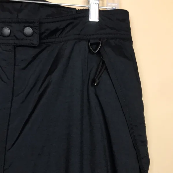 VTG Columbia Women’s Black Nylon Multi-Pocket Adjustable Waist Snow Winter Pants - Image 6