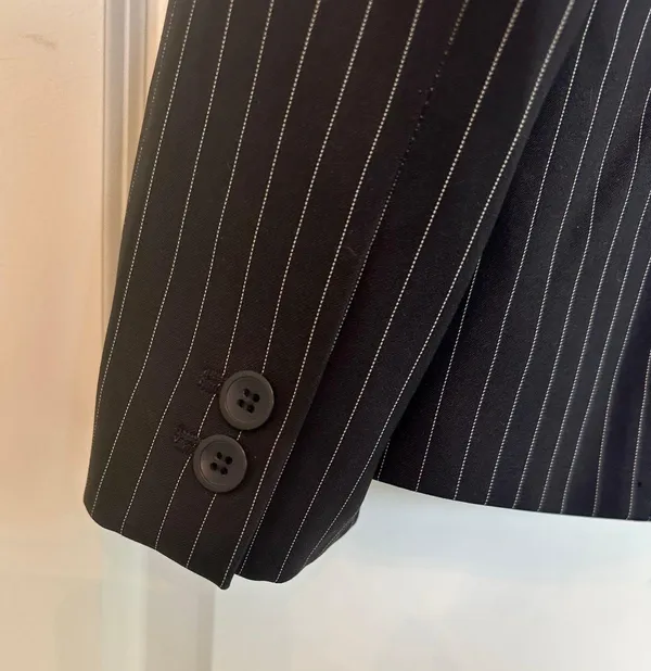 Ann Taylor Blazer - Black With White Stripes! Brand New Condition 🤍🖤 - Image 5