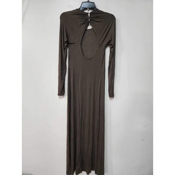 Free People FP Beach Cut Out Shoulder Maxi Dress Size S. A43 - Image 3