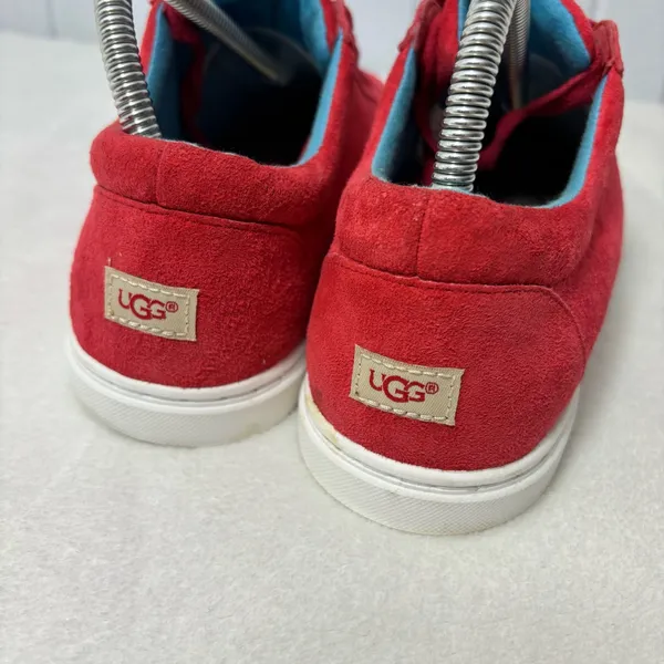 UGG Karine Tango Red (TNGO) Suede Wool Women Sneaker 1015044‎ Size 9 - Image 4