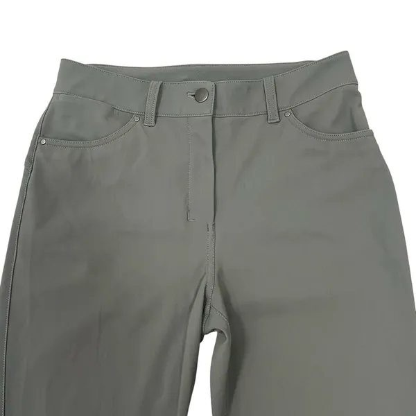 Lululemon City Sleek Slim-Fit 5 Pocket High-Rise Pant Full Length Grey Sage 28 - Image 7