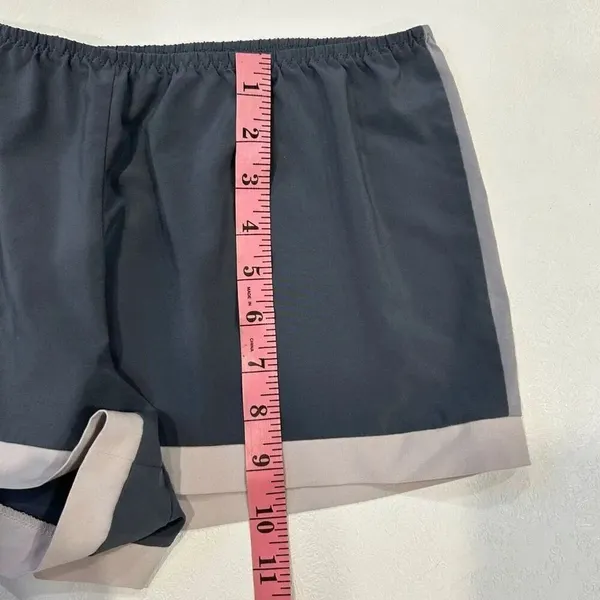 Victoria sercet Gray Colorblock Athletic Running Shorts Women’s Medium - Image 7