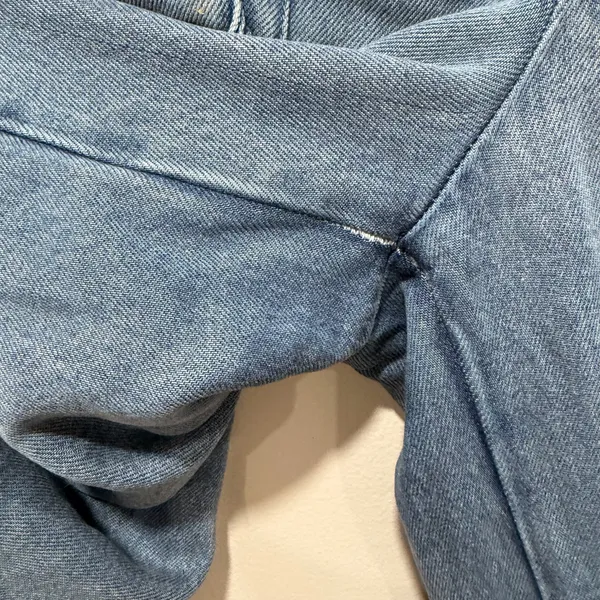 YFB (Young Fabulous & Broke) Wide Leg Utility Denim Pants | High Rise | Blue Wash Size medium - Image 5