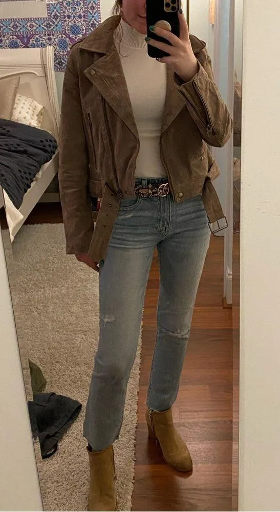 BlankNYC Suede Moto Jacket - Image 9