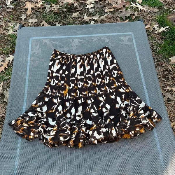 Y2k anima print skirt by tease size medium Spring summer aesthetic date,‎ whimsy - Image 3