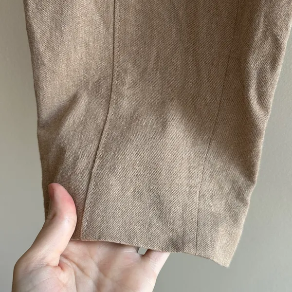 Banana Republic Sloan Trousers, Dress Pants, Tan/Khaki, Size 8 - Image 6