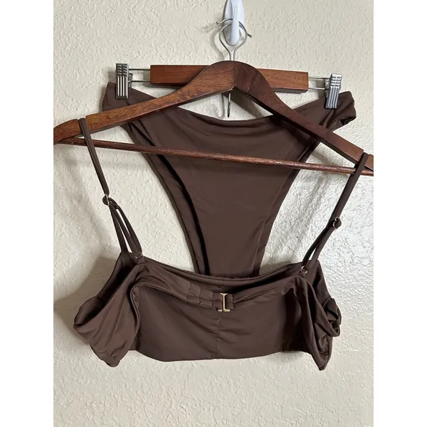 Yolanda Swim Bikini Set in Chocolate Womans XXL - Image 4