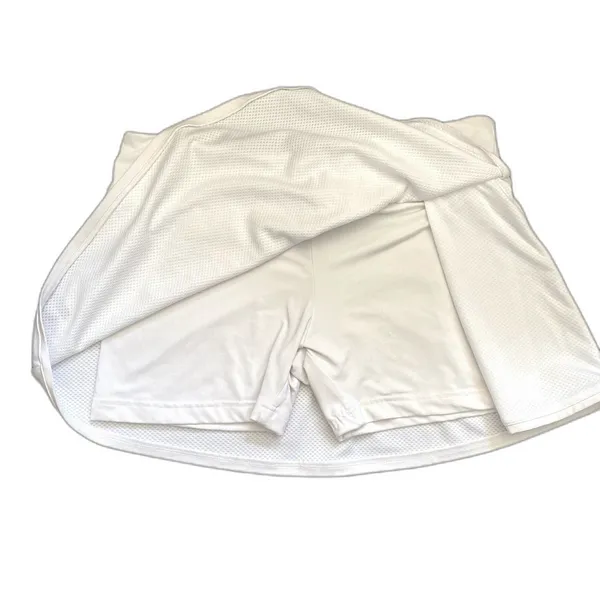 Adidas‎ Aeroready Club Skort White Tennis Golf Pickleball Active Skirt Size XL - Image 2