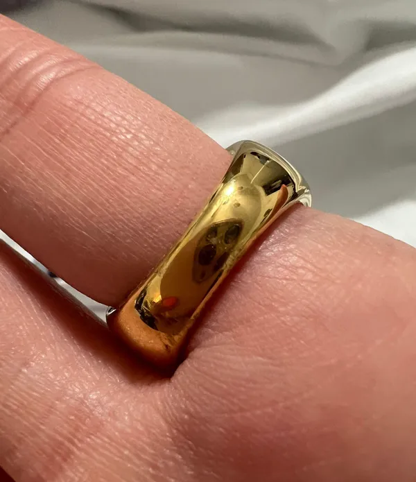 gold bubble ring - Image 2