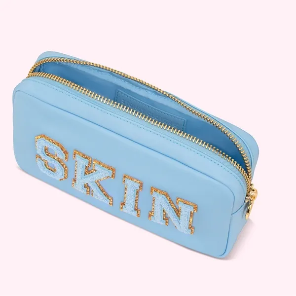 NWT Stoney Clover Lane Skin Small Pouch Periwinkle Blue - Image 2