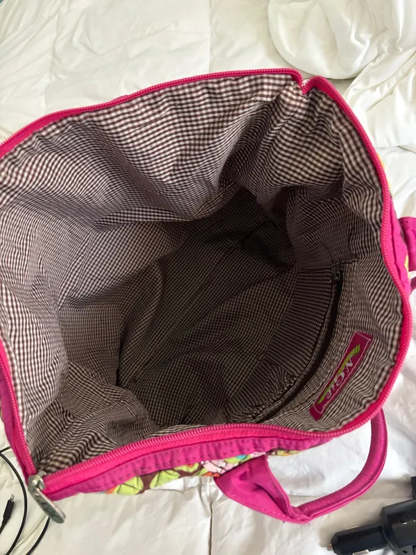 Quilted bag Purple - Image 3
