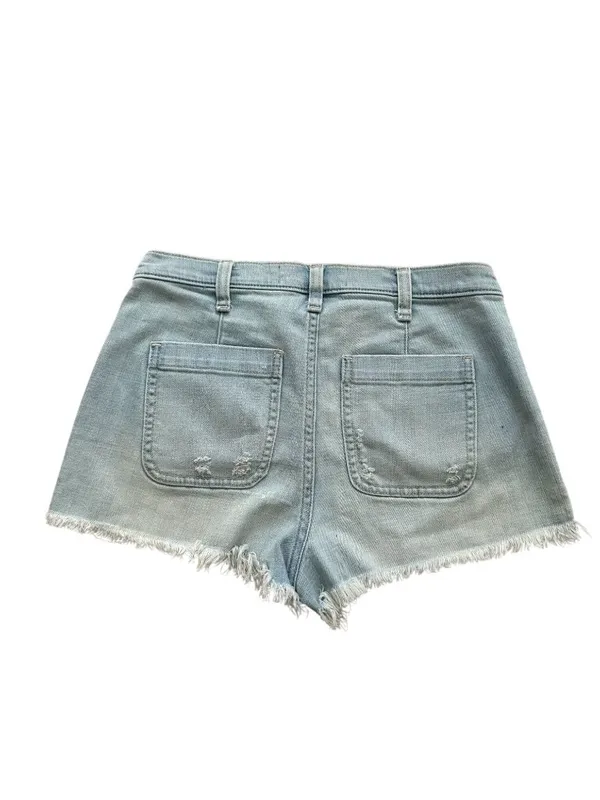 ABERCROMBIE & FITCH High Rise Denim Shorts Size 29 / US 8 - Image 2