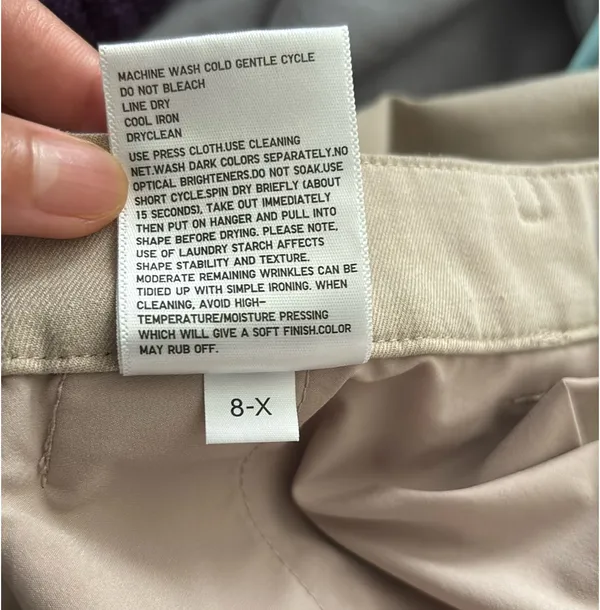 Uniqlo Smart Ankle Pants 2-Way Stretch Beige - Image 5