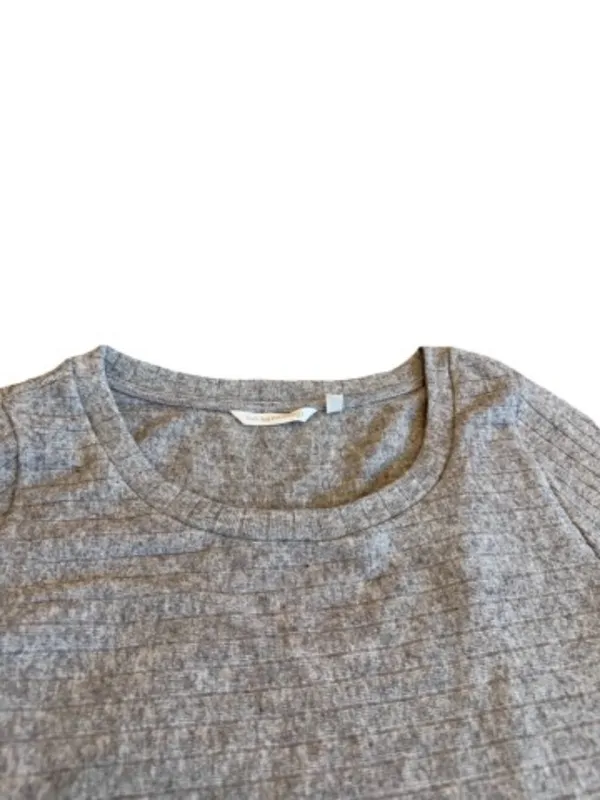 Soft Surroundings Beige Ribbed Knit Sweater Dress Long Sleeve Midi Medium Womens - Image 13
