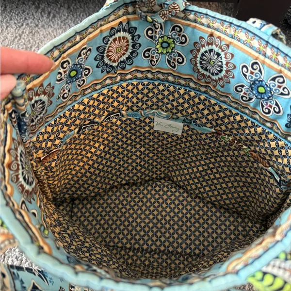Vera Bradley Tote in Bali Blue - Image 3
