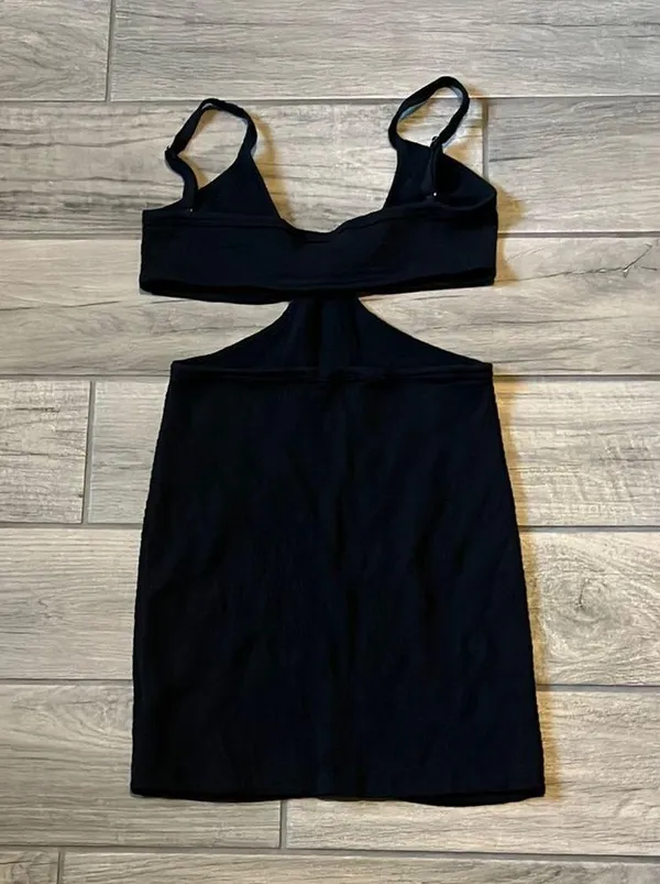 Lilyful Black cutout Mini Dress - Image 5